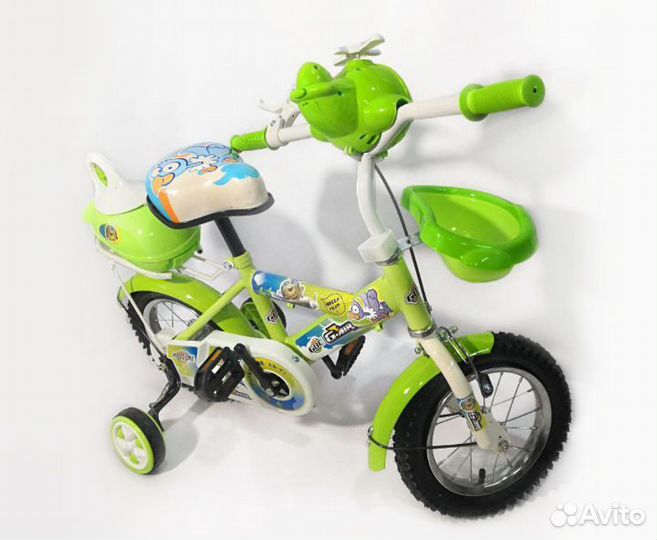 Новый детский двухколёсный велосипед