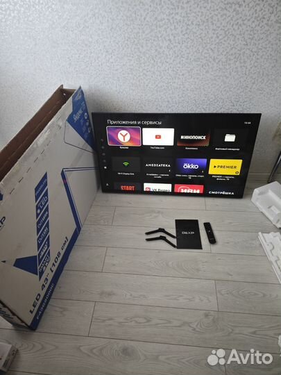 SMART TV 43 дюйма новый