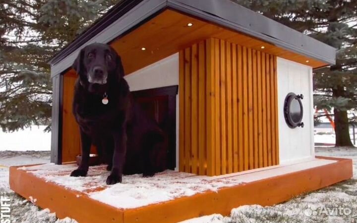 Будка для собаки утепленная
