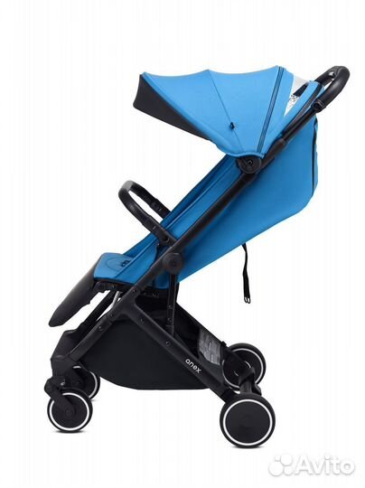 Коляска anex AIR-X blue + подстаканник и сумка
