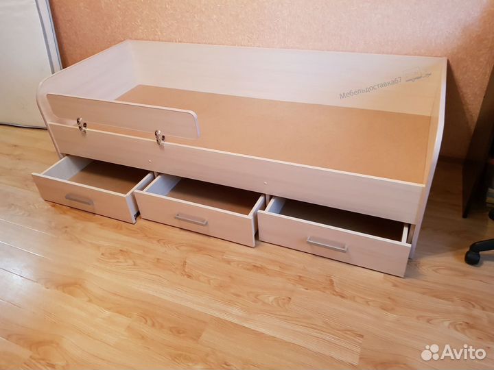 Кровать детская 80*195 съемный бортик, наличие