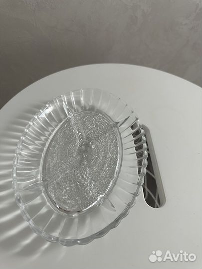 Хрустальная менажница