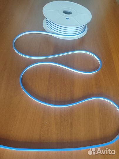 Гибкий неон (голубой), 12 V