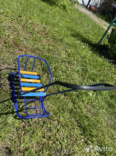 Детские санки с колесиками