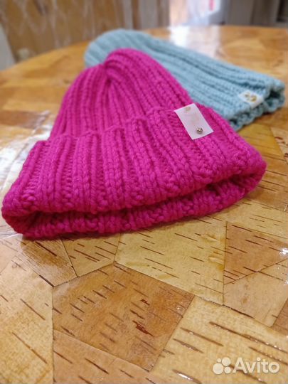 Шапка - тыковка женская вязаная ручная работа