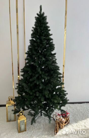Ель искуственная литая Уральская зеленая