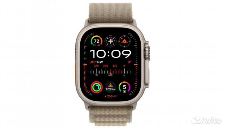 Apple Watch Ultra 2 49 mm Olive Alpine Loop M