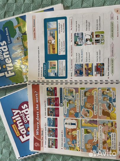 Учебник и рабочая тетрадь Family and Friends