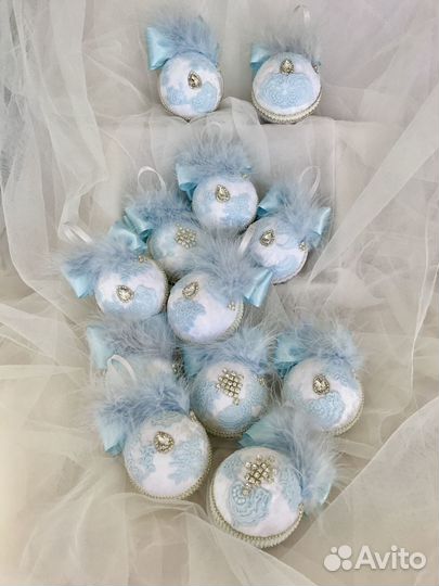 Новогодние шары ручной работы