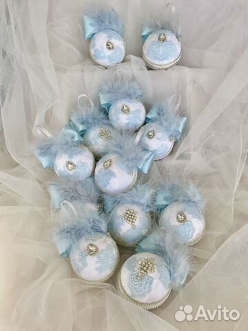 Новогодние шары ручной работы