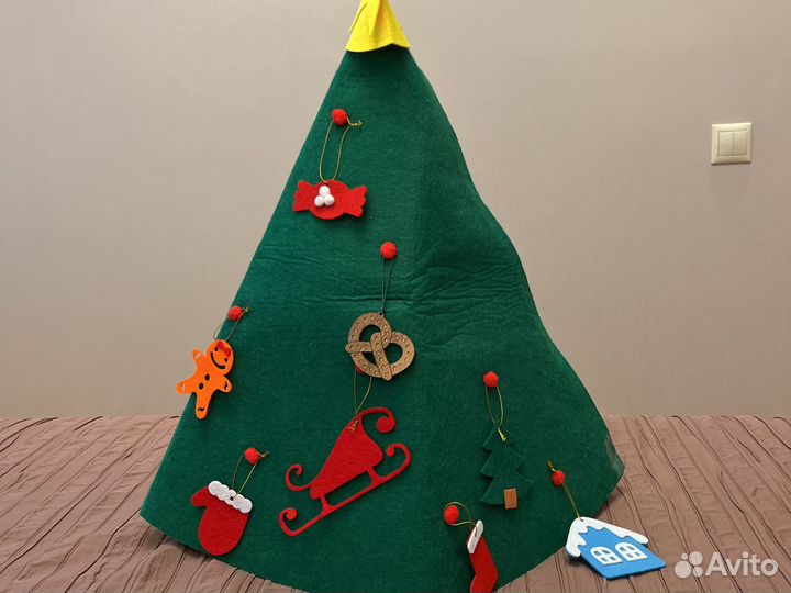 Ёлка из фетра детская