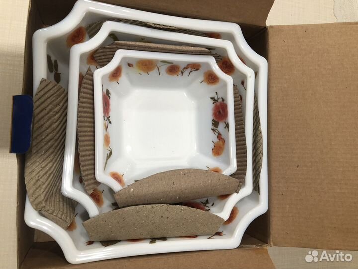 Набор салатников стеклокерамика 3 предмета