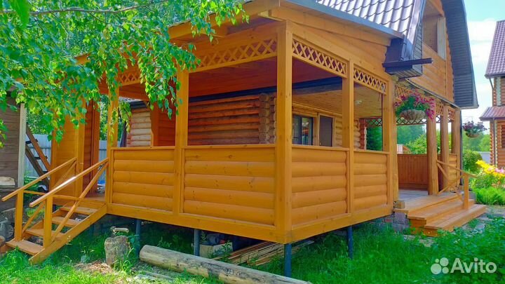 Строительство террас веранд пристроек беседок