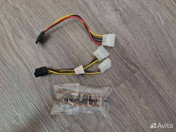 Кабель питания и шлейф ide SATA molex