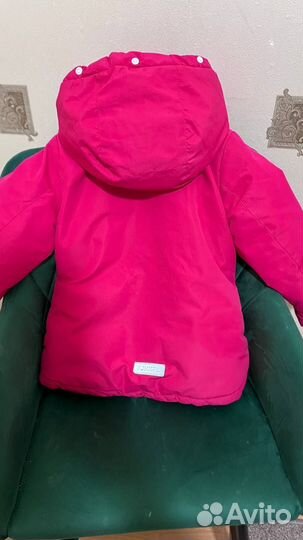 Зимняя куртка для девочки размер 104(+6)