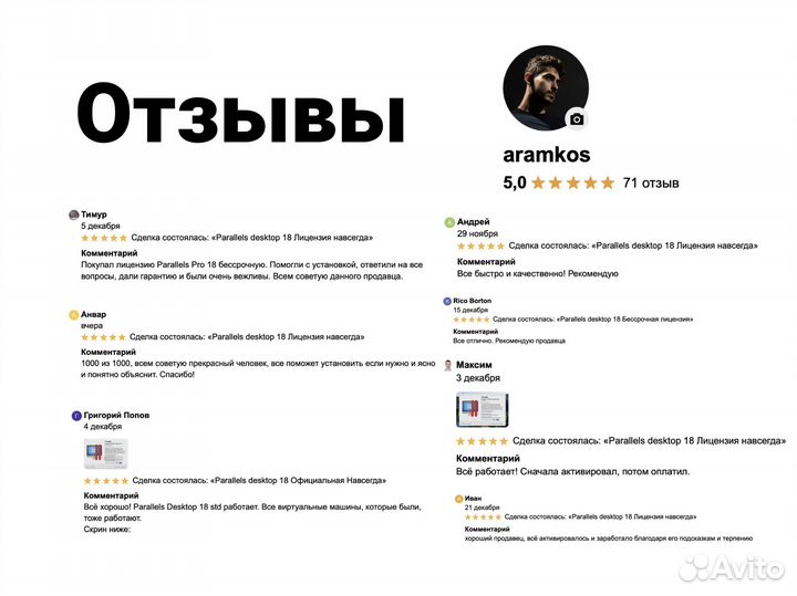 Parallels Desktop 19, 18, Лицензия навсегда