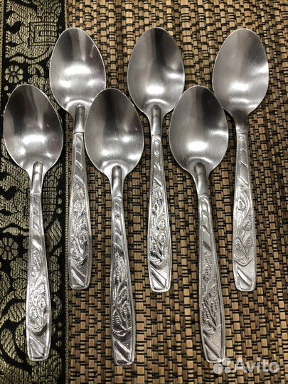 Чайные ложки СССР нержавейка бу