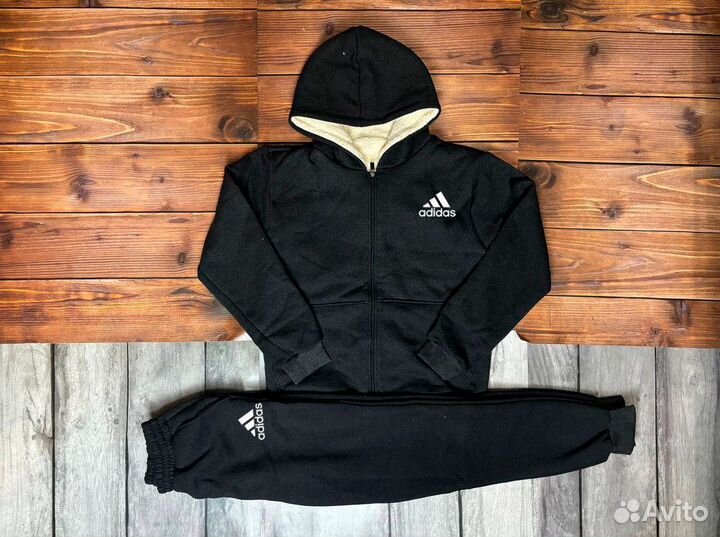 Костюм теплый с мехом Adidas