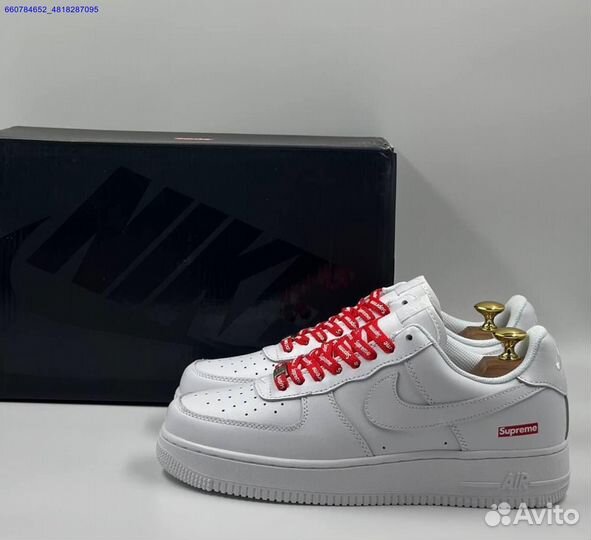 Кроссовки Nike Air Force 1 Low & Supreme (Арт.27705)