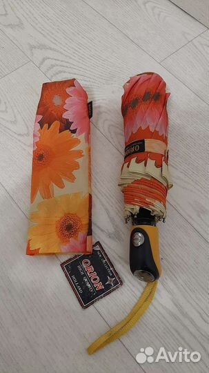 Зонт женский автомат 10 спиц увеличенный купол