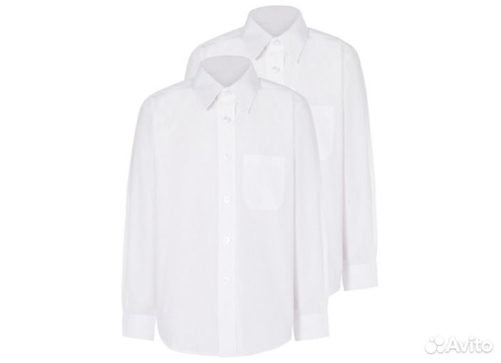Рубашка школьная размер 135-140