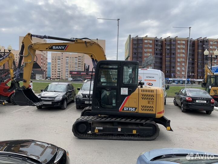 Мини-экскаватор SANY SY75C, 2023