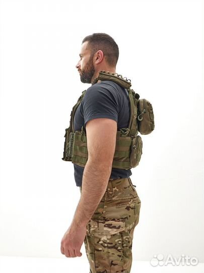 Разгрузочный жилет быстросъемный (Олива)