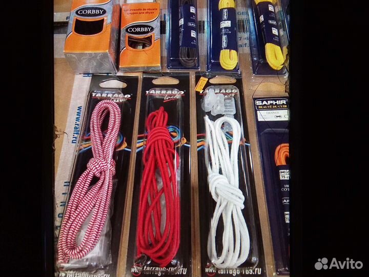 Шнурки разноцветные 120см, 200см,60см разные