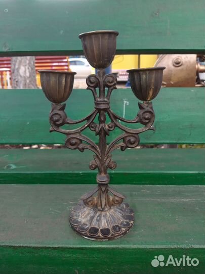 Винтажный подсвечник. Алюминий. СССР