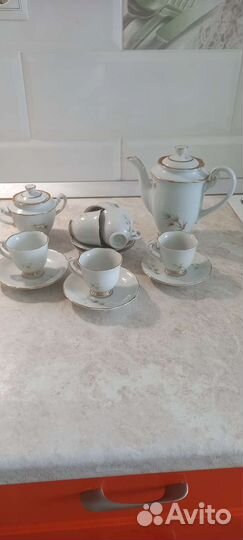 Кофейный сервиз СССР Корея