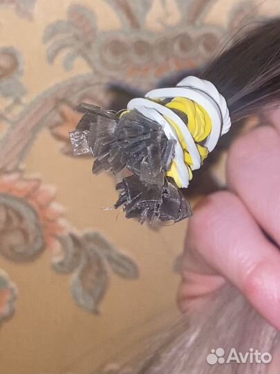 Волосы для наращивания 70 см блонд