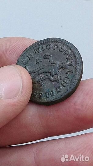 Крупный фолис, древний Рим. Оригинал