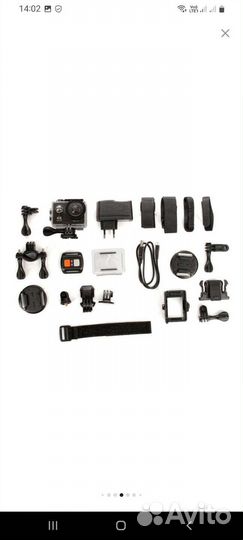 Экшн-камера eken H9R, 4мп, 3840x2160, 1050