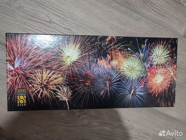 Пазлы step puzzle 1000 панорама салют