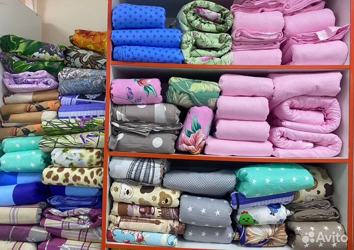 10 отрезов по 11 метров Бязь Ткань