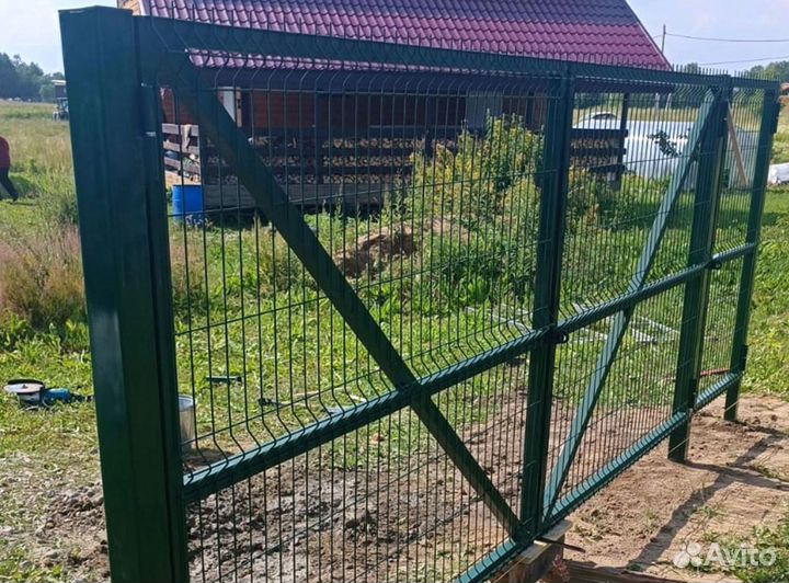 Забор сетка 3Д