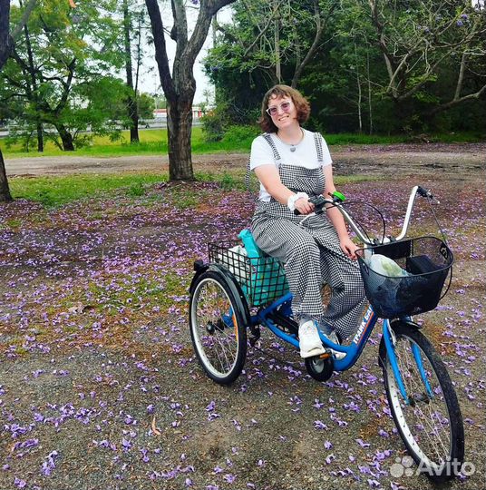 Трехколесный велосипед для поездок в магазин