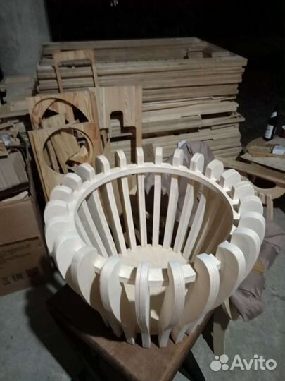 Кашпо круглое дизайнерское