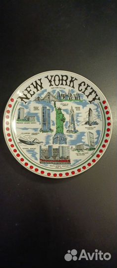 Тарелка декоративная New York 1998 для коллекции