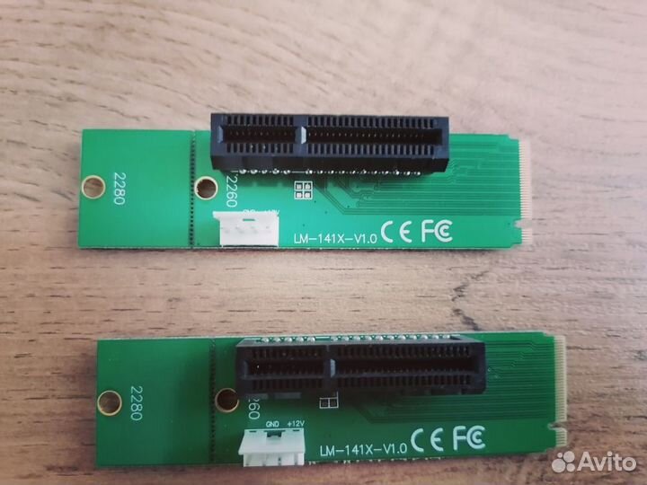 Переходник Riser M.2 на PCI-E X4 (LM-141X-v1.0)