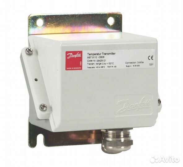 Преобразователи Датчиков Темпер в 4-20mA Danfoss