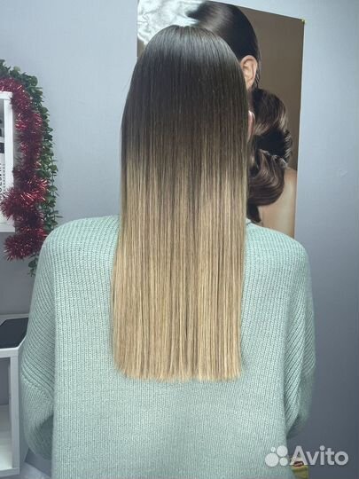Кератиновое выпрямление волос