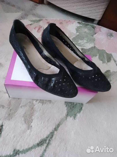 Туфли женские натуральная кожа,р.40Германия