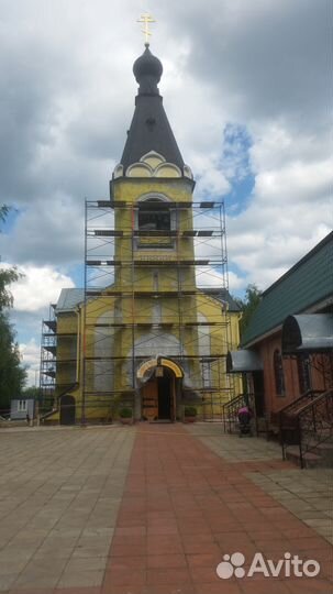 Строительные леса в Аренду рамные, хомутовые