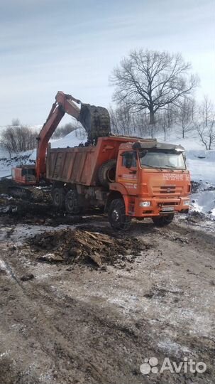 Аренда самосвала вездехода 20т. Вывоз, доставка