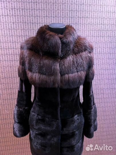 Шуба норка куница шикарная 40-42