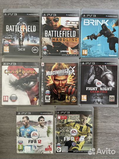 Игры для PlayStation 3, XBox