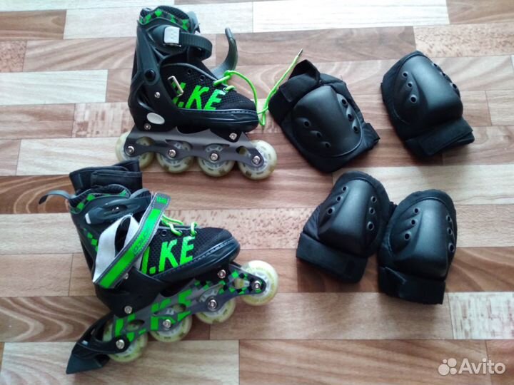 Ролики детские с защитой 31размера. самовывоз