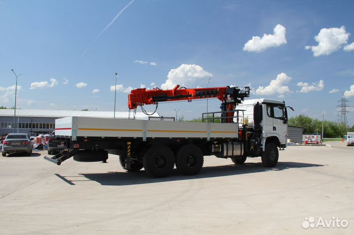 Бортовой грузовик Shacman (Shaanxi) X3000 с КМУ Kanglim, 2024