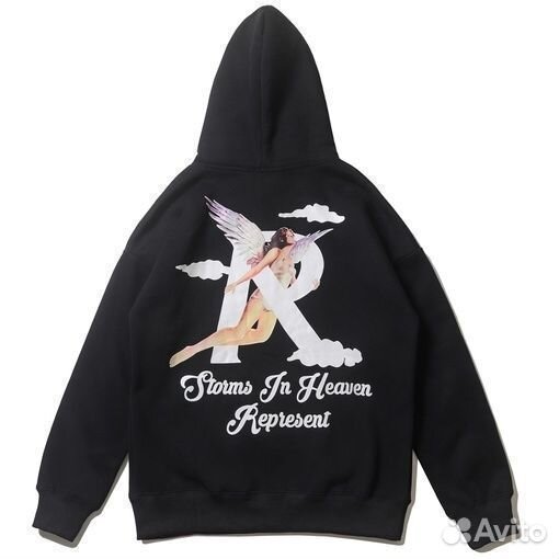 Худи Represent Cloud Черное